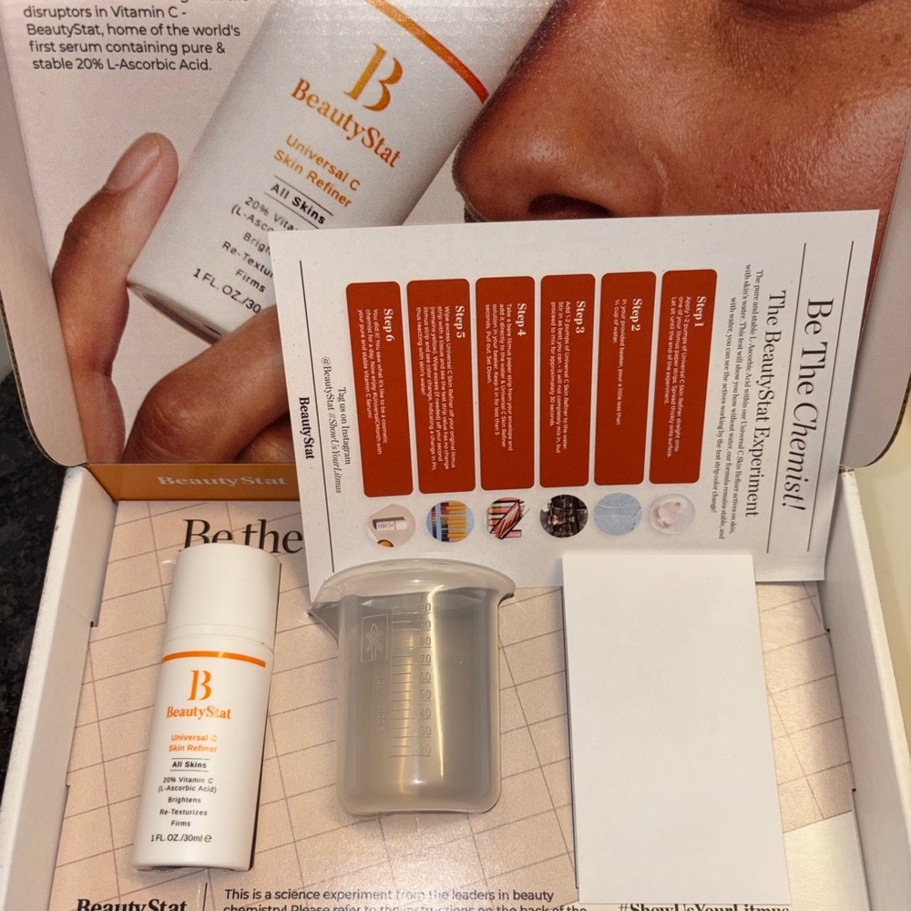 BeautyStat Skincare Set with Orange Accents